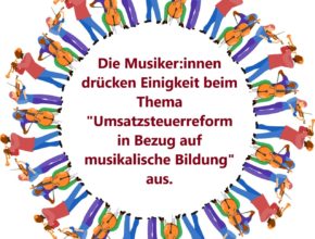 Qualifizierter Musikunterricht muss umsatzsteuerfrei bleiben!