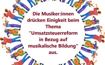 Qualifizierter Musikunterricht muss umsatzsteuerfrei bleiben!