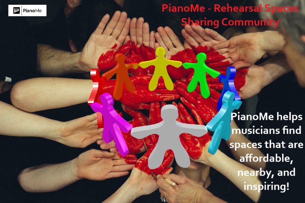 PianoMe - Rehearsal Spaces Sharing Community