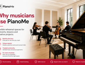 Flexible rehearsal spaces near me for concerts, lessons and creative projects