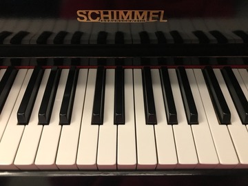 Renting out: SCHIMMEL 1/2 grand piano in soundproof room