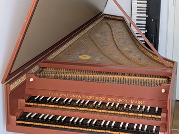 Raum Vermieten: Cozy Living Room with Harpsichord
