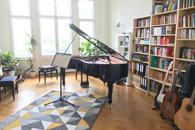 Steinway Sons B 211 Konzertflugel In Schonem Musikzimmer Pianome